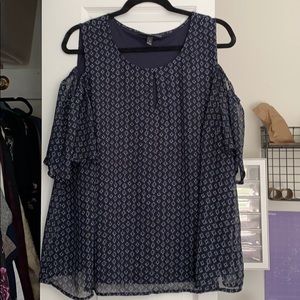 Lane Bryant cold shoulder top